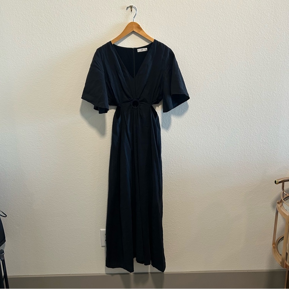 MMG Mango Elegant Black Maxi Dress